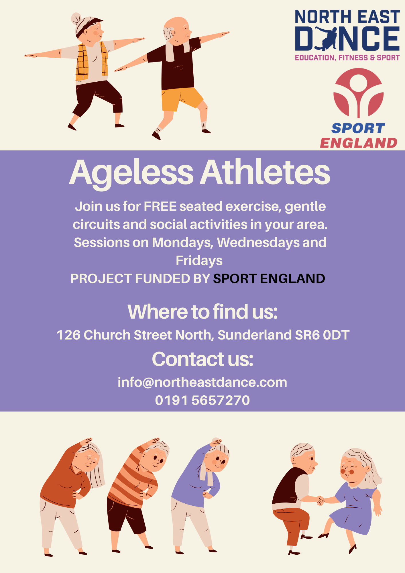 Ageless Athletes Sport England update