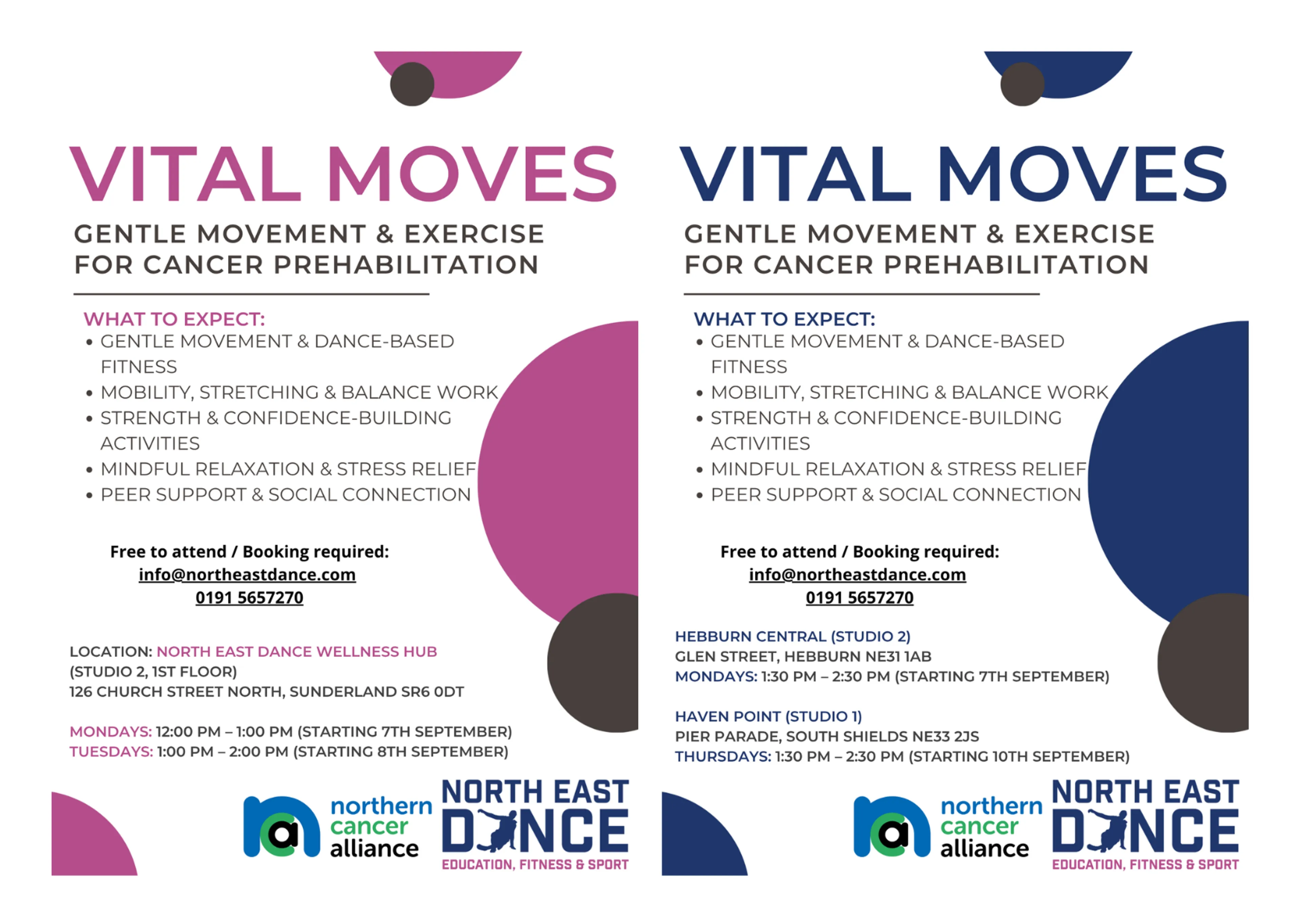 Vital Moves with Northern Cancer Alliance and Point North