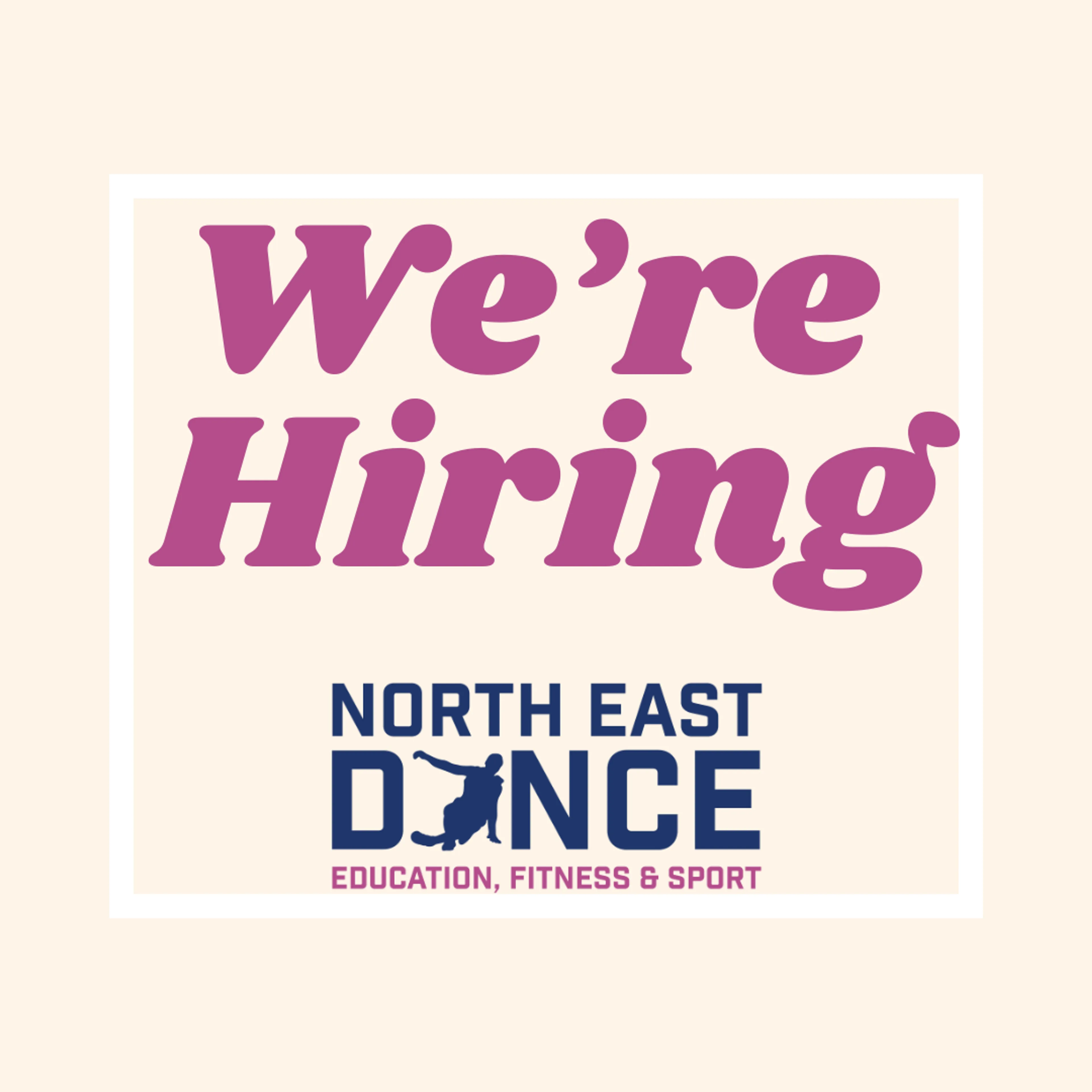 We're hiring!